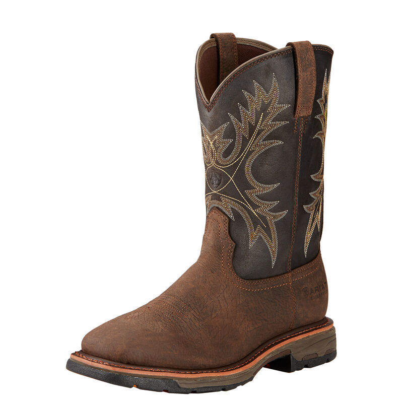 Ariat Arbeitsschuhe Herren - Workhog Waterproof DunkelBraun ( HXAKD-2139 )
